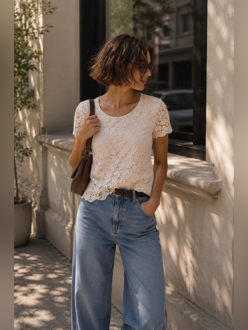 Talula lace Betsy top